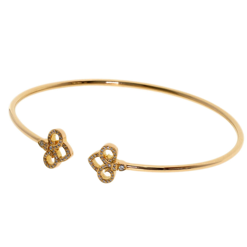 Tiffany & Co. Fleur-de-lis Diamond Bracelet, 18K Yellow Gold, Women's.